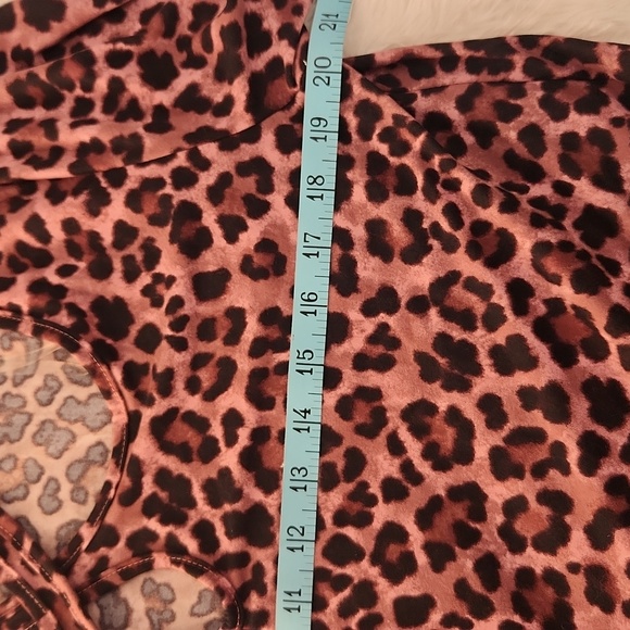 HAPTICS Leopard Print Black and Purple Top - Picture 5 of 8